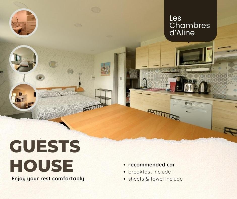 Les Chambres D'Aline Conches Habitación foto